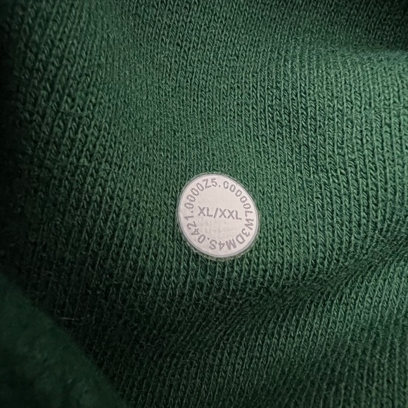 Lululemon EverGlade Green 1/2 Zip Scuba Hoodie - Picture 3 of 5